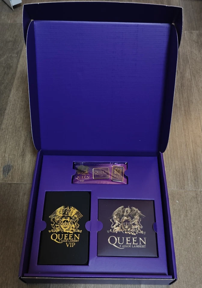 RARE Queen Rhapsody Stockholm Tour VIP Exclusive Merch+ BONUS Gift Video! - Image 2 of 4