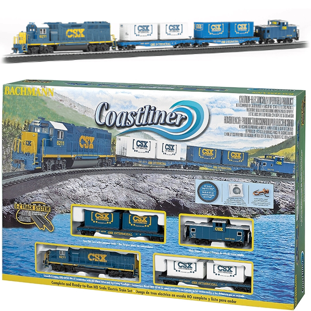 Bachmann 00734 CSX Coastliner HO Gauge Diesel Starter Freight