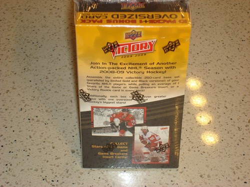 2008-09 UPPER DECK VICTORY HOCKEY - FACTORY SEALED BLASTER BOX - Picture 4 of 5