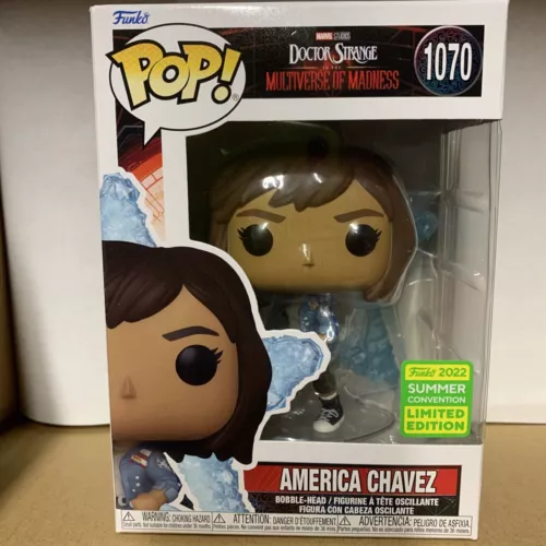 Funko Pop! America Chávez 1070 Doctor Strange 2022 SDCC Edición Limitada Nuevo