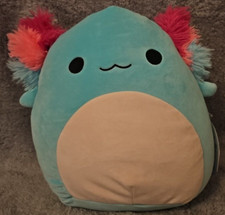Squishmallows 14" Teal Axolotl Squishdoo - Anastasia Plush NEW HTF