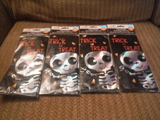 NEW Lot of 4 Pkgs Way to Celebrate Trick or Treat Halloween Bags 48 Pcs Total 