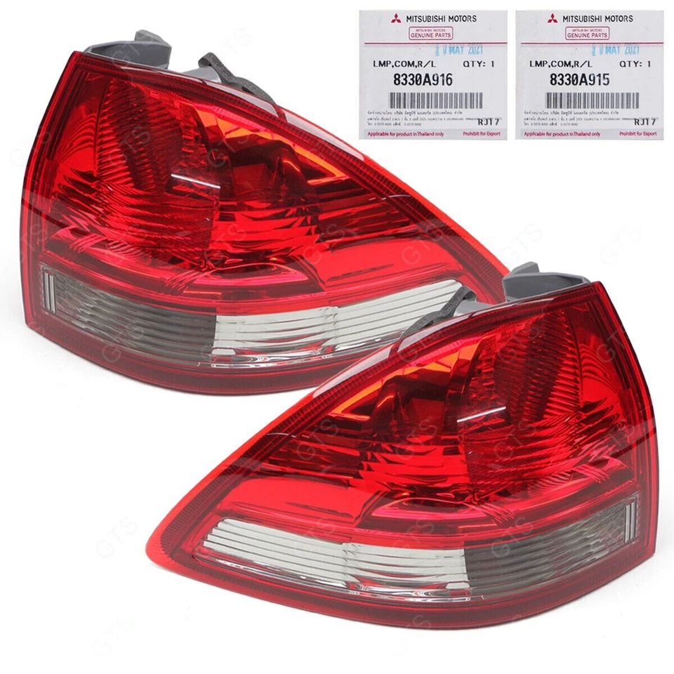Rear Tail Light Lamp Left + Right Fits 2010-2015 Mitsubishi Montero Sport Pajero Foto 3 de 4