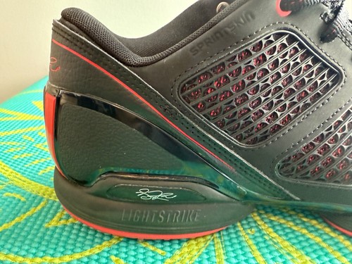 Size 9 - Adidas Adizero Rose 1.5 Restomod Low Black Vivid Red - Picture 10 of 23
