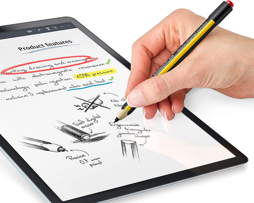 Noris Jumbo 180J 22. EMR Stylus with Soft Eraser. for Writing, Drawing and Erasi - 第 7/12 張圖片