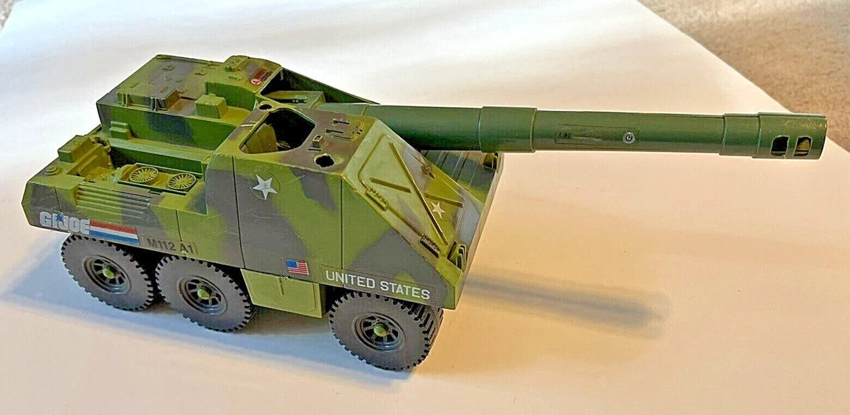 GI Joe Slugger Cannon M112-A1 Tank Artillery Vehicle Vintage 1984 Parts & Repair GI Joe Slugger Cannon M112-A1 Tank Artillery Vehicle Vintage 1984 Parts & Repair