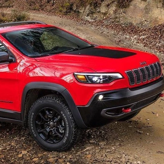 Hood Stripe Fits: 2014-2024 Jeep Cherokee T-HAWK Trailhawk 3M Graphics Decals - Image 2 of 4