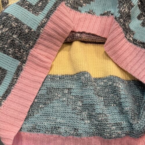 Vtg Women’s Pullover Sweater Size Medium Large Arielle Pastels 80’s 90’s Iconic - Picture 9 of 9