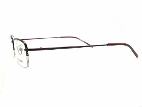 DIESEL Petite Fit Glasses Frame Identity 47mm Semi Rimless Dark Aubergine 7C3 - Picture 2 of 4