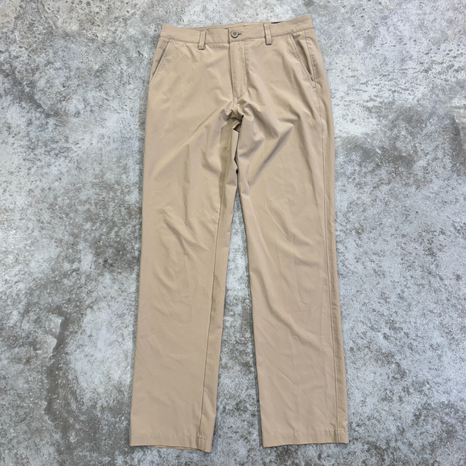 Vineyard Vines Breaker Pants Men 30x32 Performance Stretch Chino Golf Beige