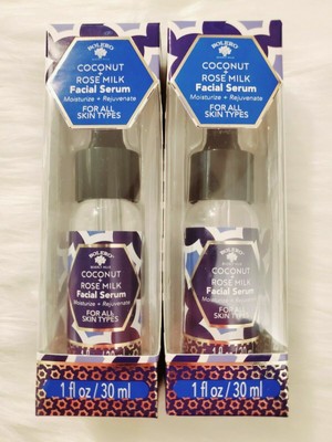 coconut rose milk facial serum
