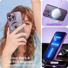 Schutzhülle für iPhone 15 Pro Max 14 13 12 11 8 Xs XR  MagSafe Handy Hülle Case