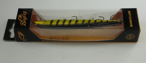 Bagleys BL5-SBG 5-1/4" Balsa Bang-O-Lure Black Stripes / Gold Foil - Picture 2 of 4