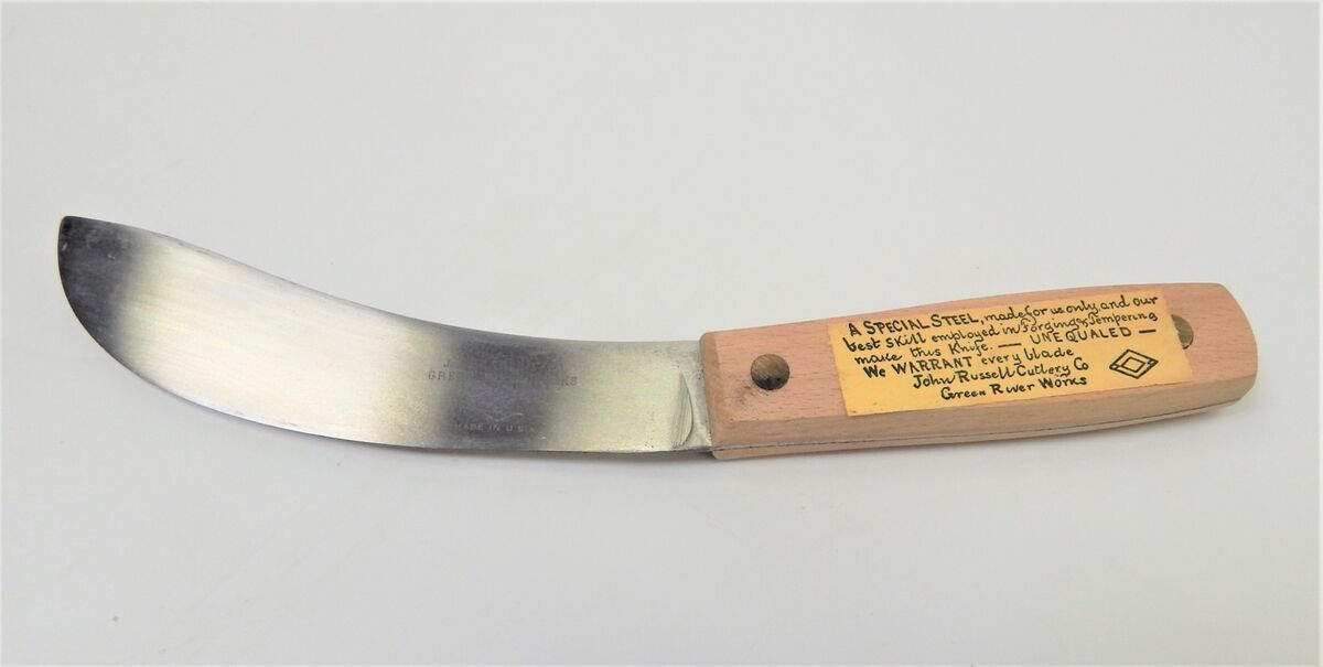 Vintage J. Russel & Co. Green River Works Curved Skinning Vintage J. Russel & Co. Green River Works Curved Skinning