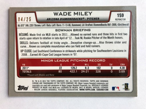 2012 Bowman Topps Baseball Cards - Picture 45 of 173