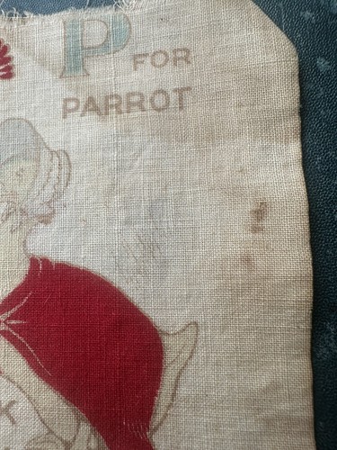 Antique Dean’s Rag Books London childrens animal alphabet cloth book ( as is ) - Picture 11 of 11