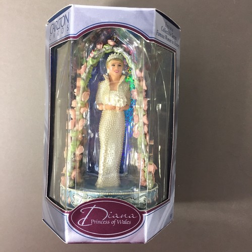 Princess Diana Christmas Ornament 10th Anniversary Wales Famous Women 1998 New