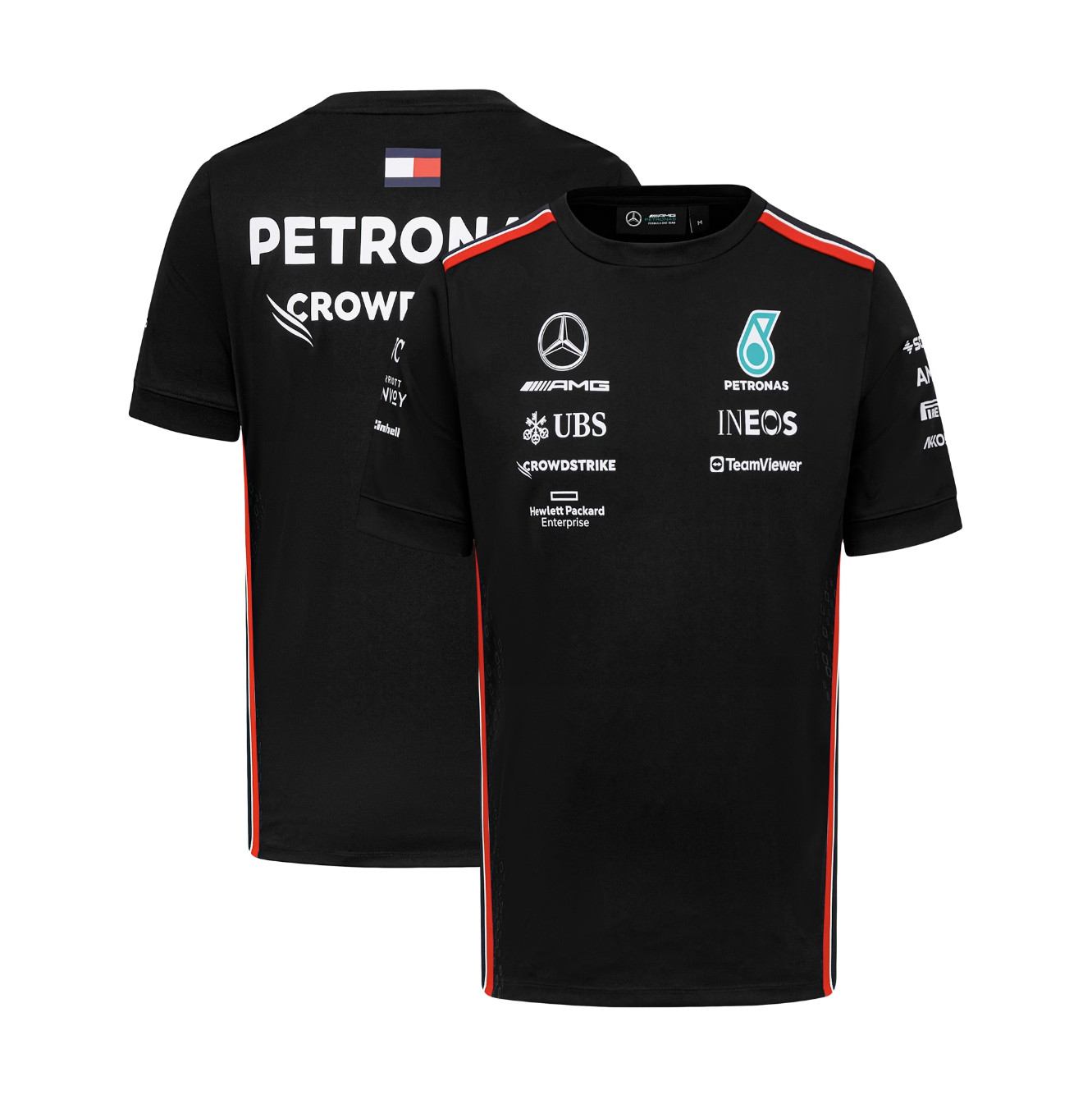 ️ Camiseta negra de Mercedes F1: ¡Siente la Velocidad! ✅ Edición Especial