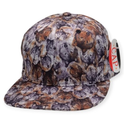 New Unisex Wolfs Snapback Cap Hat