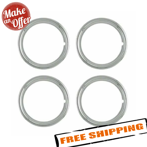Coast to Coast IWC1516S Set of 4 Stainless Steel Wheel Trim Rings, 16" x 11/2" eBay