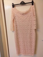  Lace Mini Dress "Blush"  BooHoo size 12