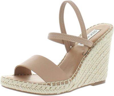 Steve Madden Women's Impressed Heeled Sandal, Hot Pink,