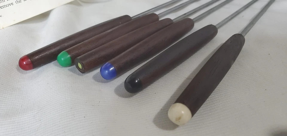 Vintage Copper Chaffing Dish Food Warmer w/Wood Handle Fondue Complete Set - Image 3 of 4