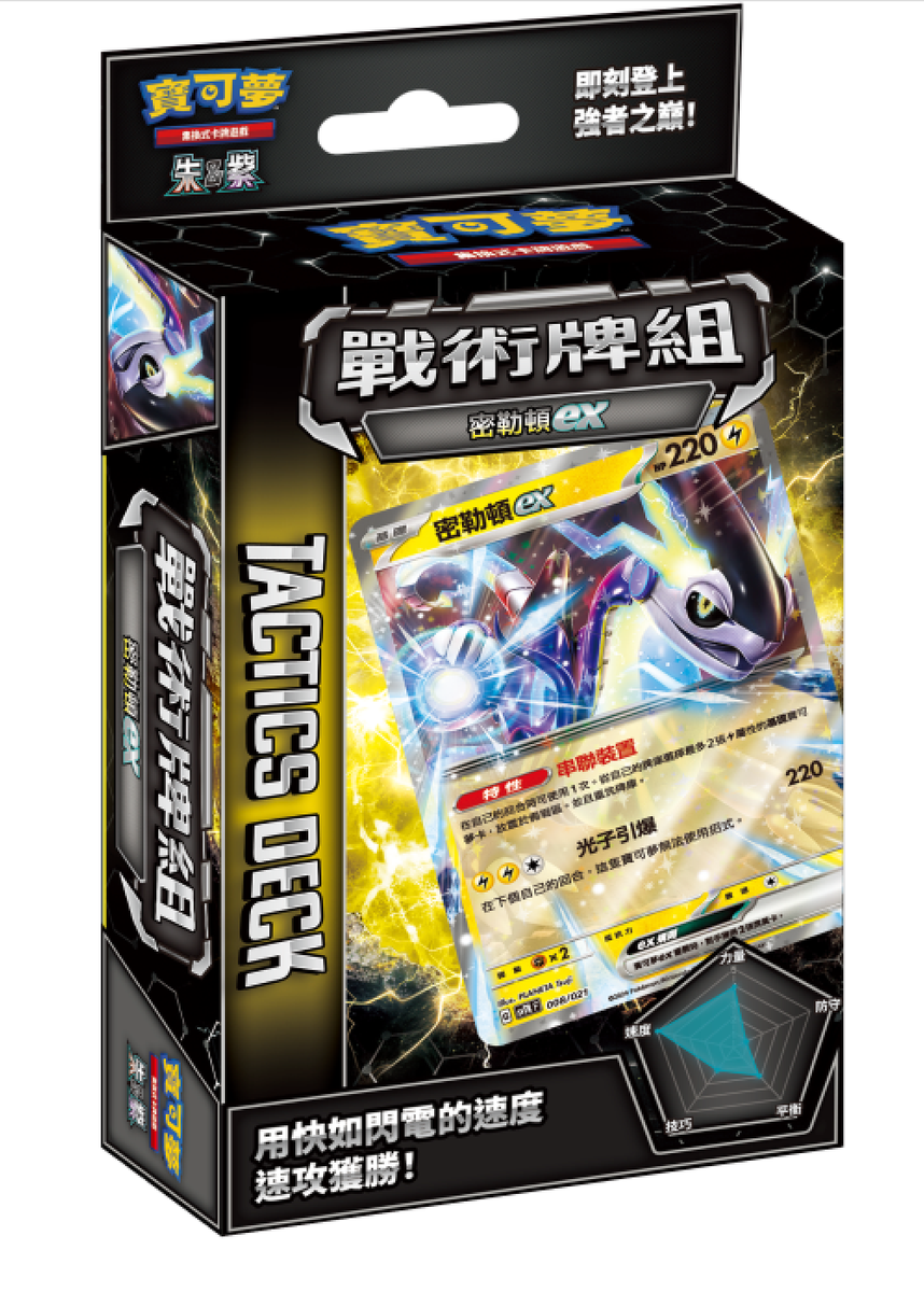 Brand New Pokemon Card Game Miraidon ex Battle Tactics Deck