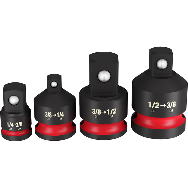 Milwaukee 49-66-6742 SHOCKWAVE Drive Adapter Set - Red for sale 