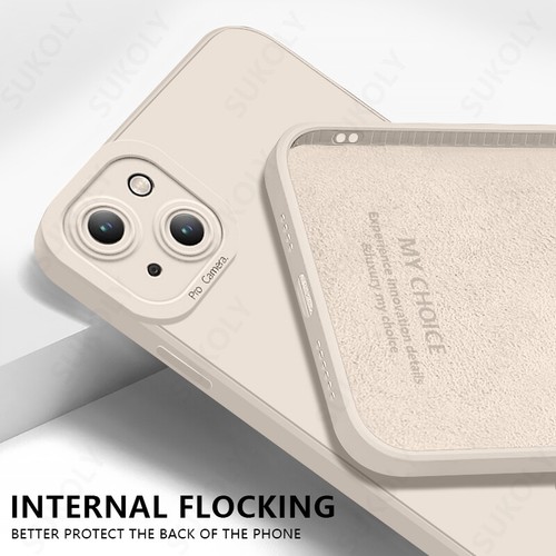 Thin Liquid Silicone Soft Cover Case For iPhone 15 14 13 12 11 Pro Max XS XR 8 7 - Picture 14 of 25