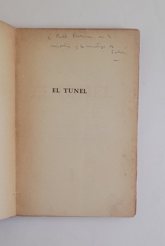 Sabato, Ernesto - El Túnel - Primera Edición - (1948) - firmado SIGNED - Picture 2 of 2