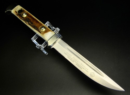 PUMA VTG BUDDY Knife SUPER KEEN CUTTING STEEL 6383 1981 Made In Germany UNUSED - Picture 4 of 24
