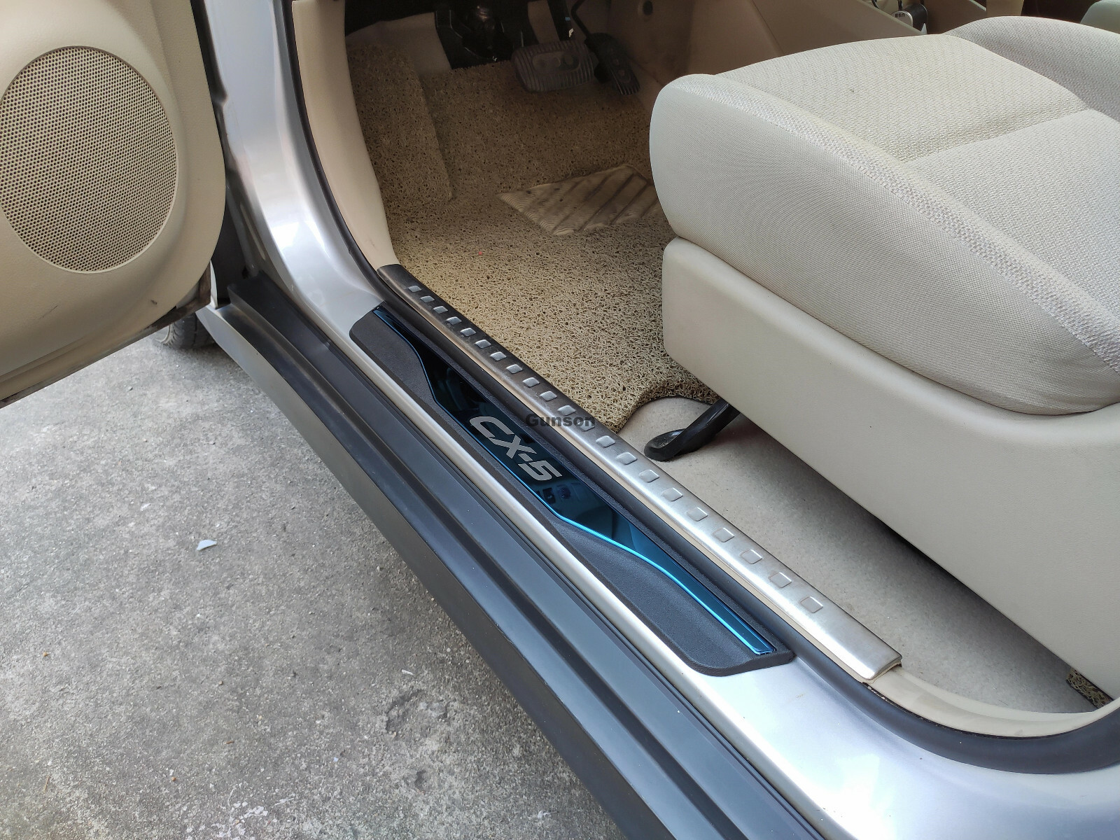 For Mazda CX-5 Accessories Car Door Sills Scuff Plate Protectors Guard 2011-2026