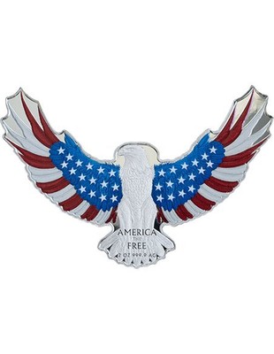 BALD EAGLE America the Free 2 Oz Silbermünze 5$ Salomonen 2024