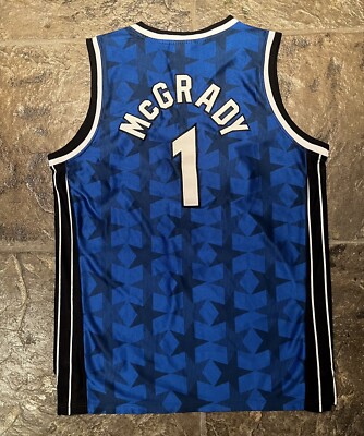 Reebok Tracy McGrady T-Mac Orlando Magic Sewn Blue Stars