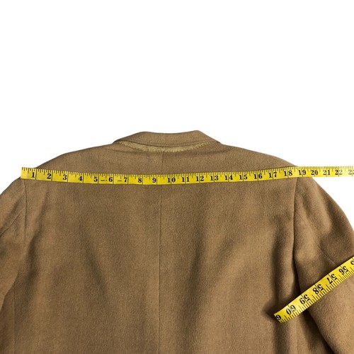 Vintage Cricketeer Steven Windsor Blazer Jacket Mens 44 Brown Camel Sport Coat - Picture 23 of 24