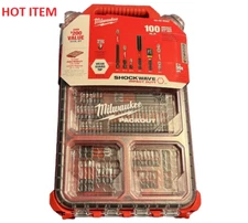 Milwaukee Set Bit Shockwave Impact Drill Driver Duty 100 Piece New Screw Tool