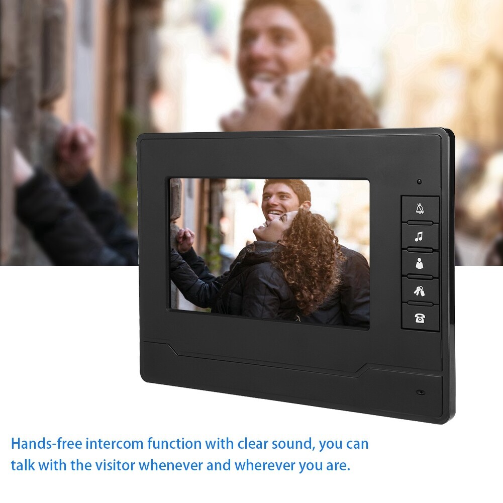 Video Door Phone IP Intercom System 7' Monitor HD Doorbell Camera