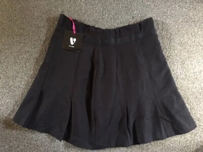 Ladies Black Pleated Skirt Size 12 Brand New V by VERY UK