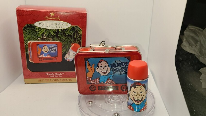 Hallmark Keepsake Ornament 1999   "Howdy Doody - Lunch Box Set" 