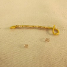 AURORA AFX SILVER PICK UP SHOE SPRINGS  10 PC NEW REPRODUCTIONS  FITS JL  AW