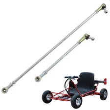 Short & Long Tie Rod Set w/ Ends Replacement Yerf Dog Go Kart Cart 3/8-24 New
