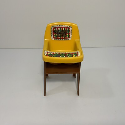 Vintage 1986 Trade Mart Beary Kids Replacement Doll Furniture High Chair Toy