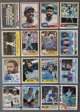 1981-2025 Kansas City Royals Card Lot (168)  Brett, Tartabull, Saberhagen, Perez