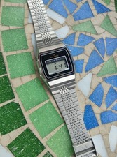 Vintage Lcd Digital Watch Ricoh Riquartz 830003 Nos