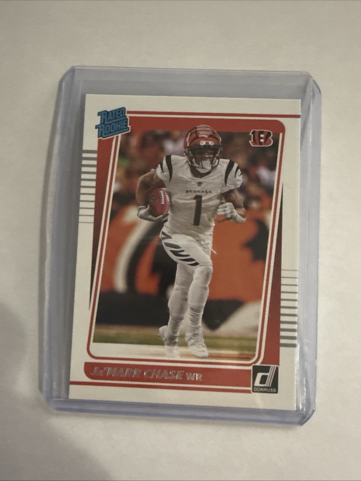 2021 Donruss #262 Rated Rookie Jamarr Chase RC Cincinnati Bengals