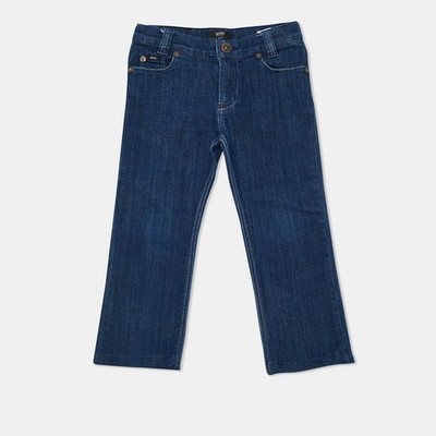 Boss by Hugo Boss Kinder Marineblau Denim Skinny Jeans 5 Jahre 21 Zoll