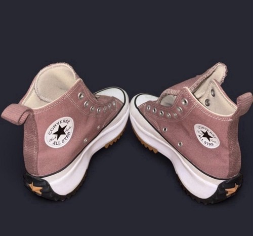 Converse All Star Platform High-Top Pink Canvas Men's Casual Sneakers
