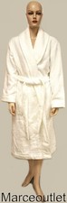 Hudson Park Turkish Terry Shawl Collar Bath Robe SMALL/MEDIUM White