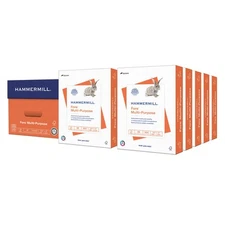Hammermill 24lb Copy Paper 10 Reams 5000 Sheets White Multipurpose Printing P...